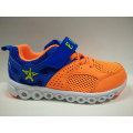 Cute Orange Hollow out Air Mesh Shoes for Children